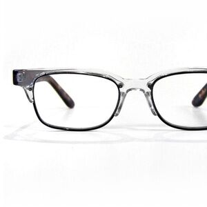NEW Men’s +1.50 Reading Glasses Crystal Clear Rectangular Frame Tortoise Unisex